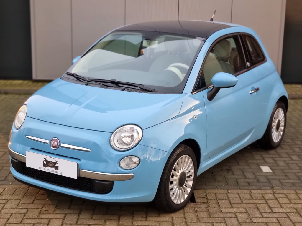 Taille onze dubbellaag Verkocht – Fiat 500 Baby Blauw – Automakelaar Nap
